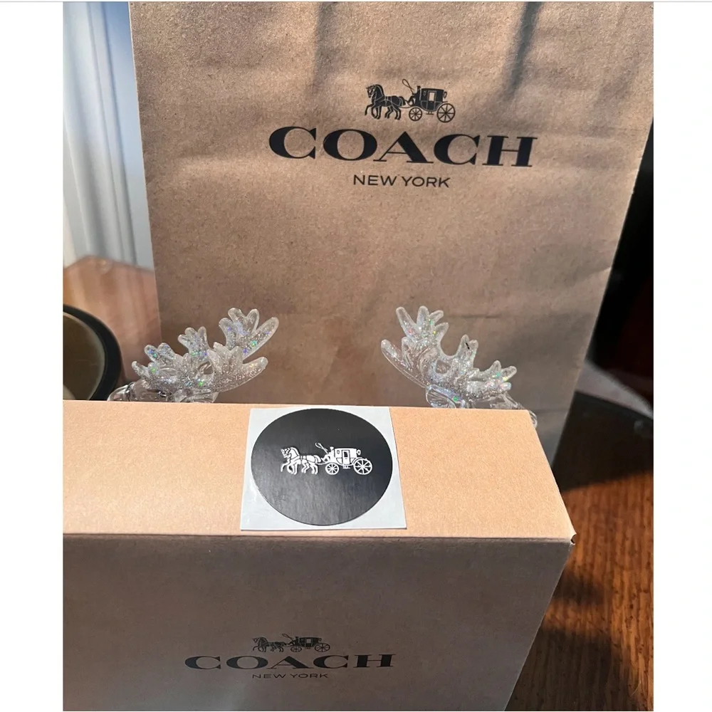 Coach Pave Signature C Slider Bracelet & Gift Box, Bag, and Tissue